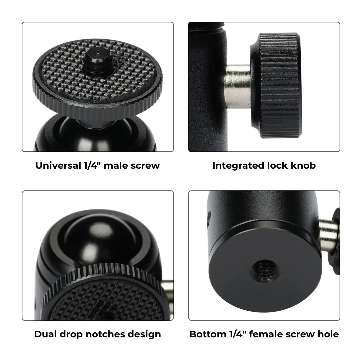 Extendable Tripod Mini Ball Head
